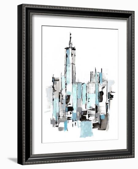 Blue City II-Ethan Harper-Framed Art Print