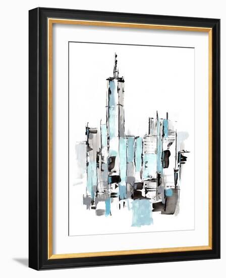 Blue City II-Ethan Harper-Framed Art Print