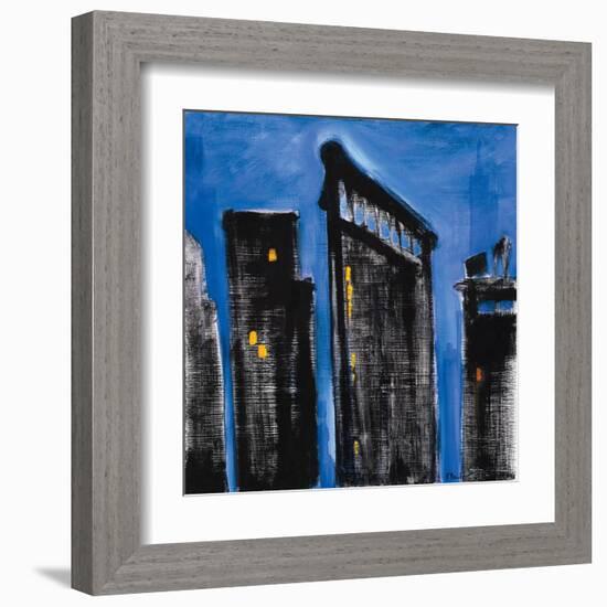 Blue Cityscape-Paul Brent-Framed Art Print