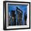 Blue Cityscape-Paul Brent-Framed Art Print