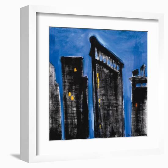 Blue Cityscape-Paul Brent-Framed Art Print