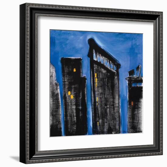 Blue Cityscape-Paul Brent-Framed Art Print