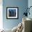 Blue Cityscape-Paul Brent-Framed Art Print displayed on a wall