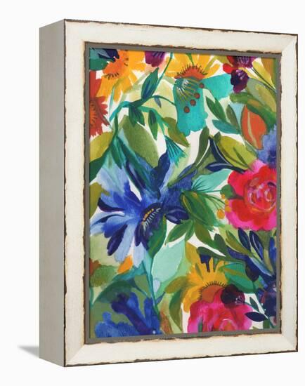 Blue  Clematis-Kim Parker-Framed Premier Image Canvas