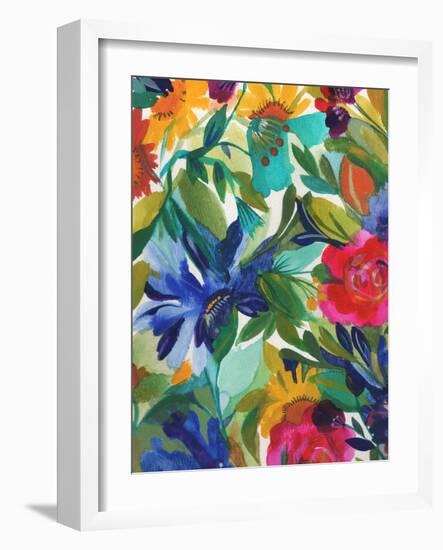 Blue  Clematis-Kim Parker-Framed Giclee Print