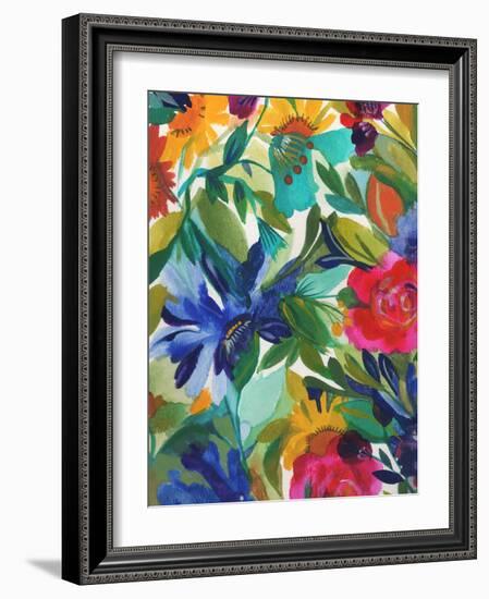 Blue  Clematis-Kim Parker-Framed Giclee Print