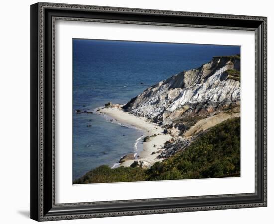 Blue Coast Line I-Nicole Katano-Framed Photo