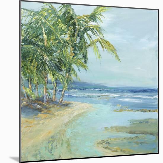 Blue Coastal Lagoon-Suzanne Wilkins-Mounted Art Print