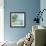 Blue Coastal Lagoon-Suzanne Wilkins-Framed Art Print displayed on a wall