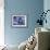 Blue Coastal Mosaic-James Mazzotta-Framed Giclee Print displayed on a wall