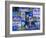 Blue Coastal Mosaic-James Mazzotta-Framed Giclee Print