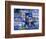 Blue Coastal Mosaic-James Mazzotta-Framed Giclee Print