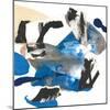 Blue Collage I-Jodi Fuchs-Mounted Art Print