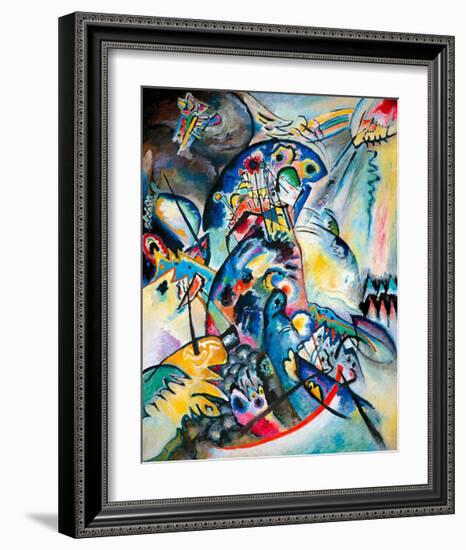 Blue Comb, 1917-Wassily Kandinsky-Framed Giclee Print