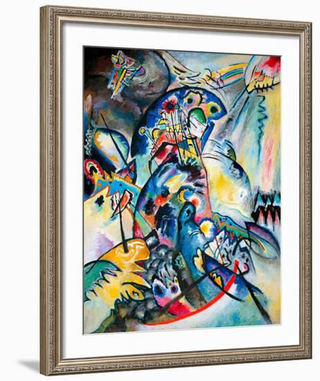 Blue Comb, 1917-Wassily Kandinsky-Framed Giclee Print