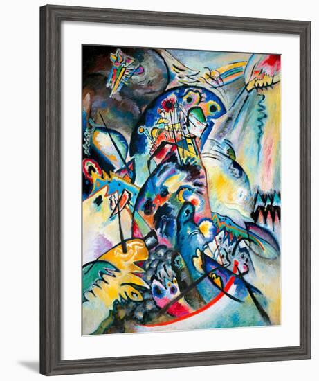 Blue Comb, 1917-Wassily Kandinsky-Framed Giclee Print