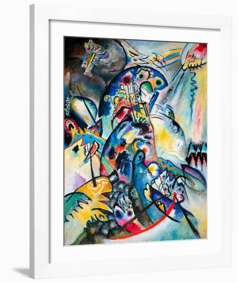 Blue Comb, 1917-Wassily Kandinsky-Framed Giclee Print