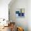 Blue Composition, 20Th Century (Watercolour)-Eric Hains-Framed Premier Image Canvas displayed on a wall