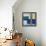 Blue Composition, 20Th Century (Watercolour)-Eric Hains-Framed Premier Image Canvas displayed on a wall