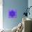 Blue Concentric Flower Center: Mandala Kaleidoscopic-tr3gi-Art Print displayed on a wall
