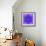 Blue Concentric Flower Center: Mandala Kaleidoscopic-tr3gi-Framed Art Print displayed on a wall