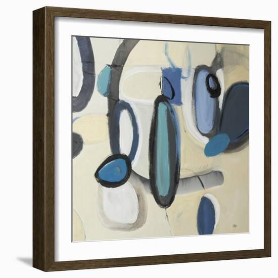 Blue Connection II-Lisa Ridgers-Framed Art Print