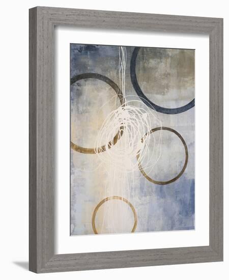 Blue Connections II-Michael Marcon-Framed Art Print