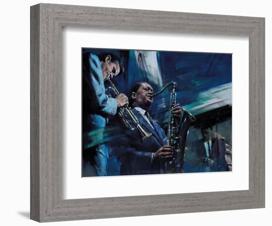 Blue Cool-Jin G. Kam-Framed Premium Giclee Print