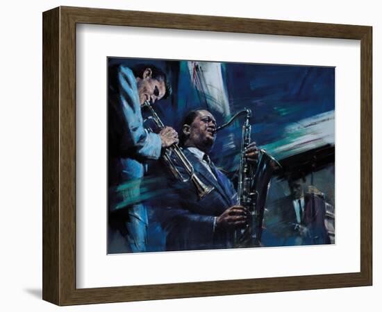 Blue Cool-Jin G. Kam-Framed Premium Giclee Print