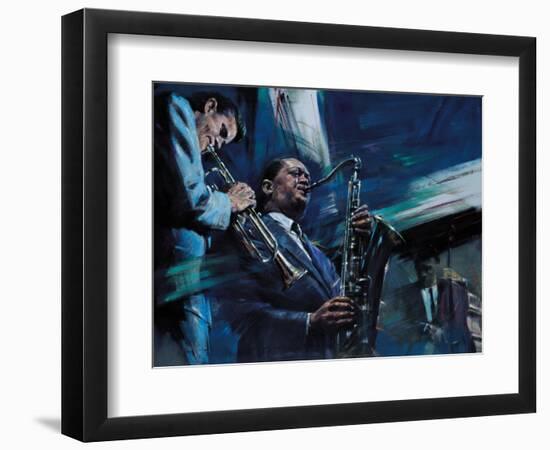 Blue Cool-Jin G. Kam-Framed Premium Giclee Print