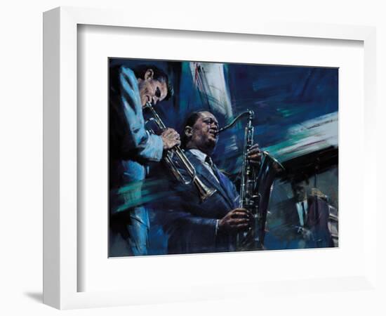 Blue Cool-Jin G. Kam-Framed Premium Giclee Print