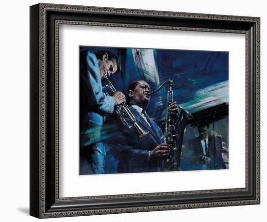 Blue Cool-Jin G. Kam-Framed Premium Giclee Print