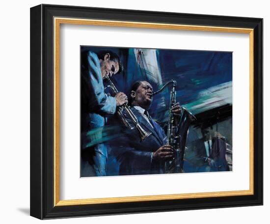 Blue Cool-Jin G. Kam-Framed Premium Giclee Print