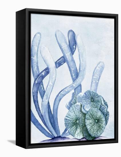 Blue Coral 1-Kimberly Allen-Framed Stretched Canvas