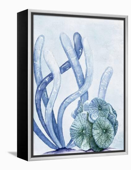 Blue Coral 1-Kimberly Allen-Framed Stretched Canvas