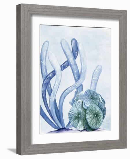 Blue Coral 1-Kimberly Allen-Framed Art Print