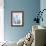 Blue Coral 1-Kimberly Allen-Framed Art Print displayed on a wall