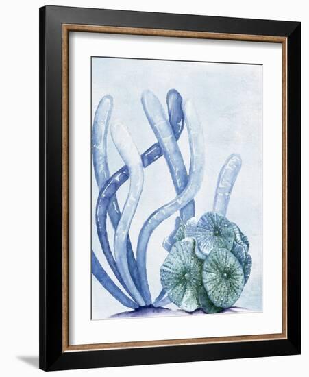 Blue Coral 1-Kimberly Allen-Framed Art Print