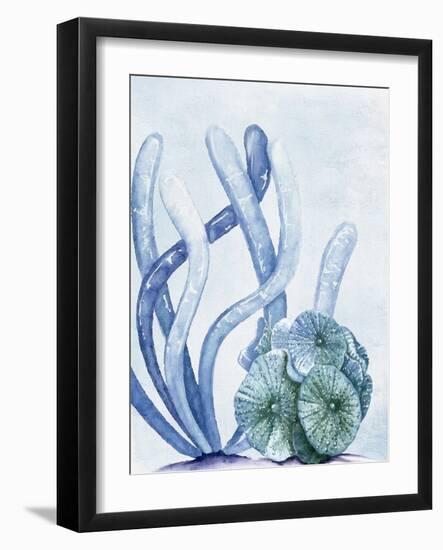 Blue Coral 1-Kimberly Allen-Framed Art Print