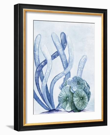 Blue Coral 1-Kimberly Allen-Framed Art Print