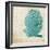 Blue Coral II-Anna Polanski-Framed Art Print