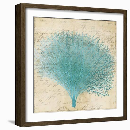 Blue Coral III-Anna Polanski-Framed Art Print