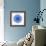 Blue Cornflower Mandala Flower Kaleidoscope-tr3gi-Framed Art Print displayed on a wall