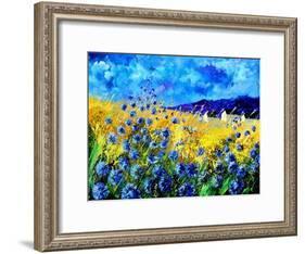 Blue cornflowers 68-Pol Ledent-Framed Art Print