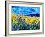 Blue cornflowers 68-Pol Ledent-Framed Art Print