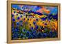 Blue Cornflowers 756-Pol Ledent-Framed Stretched Canvas