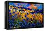 Blue Cornflowers 756-Pol Ledent-Framed Stretched Canvas