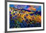 Blue Cornflowers 756-Pol Ledent-Framed Art Print