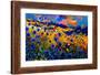 Blue Cornflowers 756-Pol Ledent-Framed Premium Giclee Print