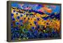 Blue Cornflowers 756-Pol Ledent-Framed Stretched Canvas